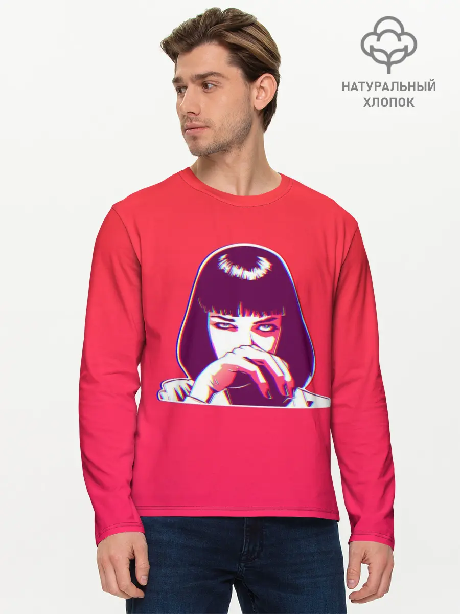 Мужской лонгслив базовый / MIA GLITCH Gradient (P007_P004ooo1969661, P004ooo1969661)