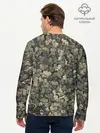 Мужской лонгслив базовый / Камуфляж Зеленый Слоник (P007_P004ooo1967587, P004ooo1967587)