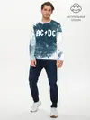 Мужской лонгслив базовый / AC/DC (P007_P004ooo1967645, P004ooo1967645)