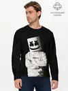 Мужской лонгслив базовый / Marshmello (P007_P004ooo1971371, P004ooo1971371)