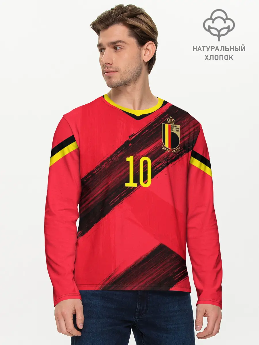 Мужской лонгслив базовый / Hazard home EURO 2020 (P007_P004ooo1971973, P004ooo1971973)