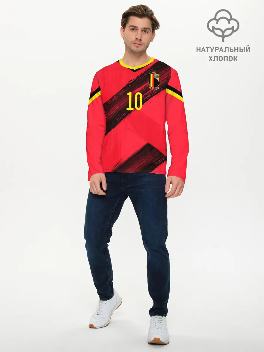 Мужской лонгслив базовый / Hazard home EURO 2020 (P007_P004ooo1971973, P004ooo1971973)