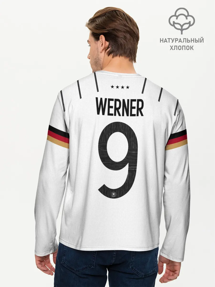 Мужской лонгслив базовый / Werner home EURO 2020 (P007_P004ooo1971979, P004ooo1971979)