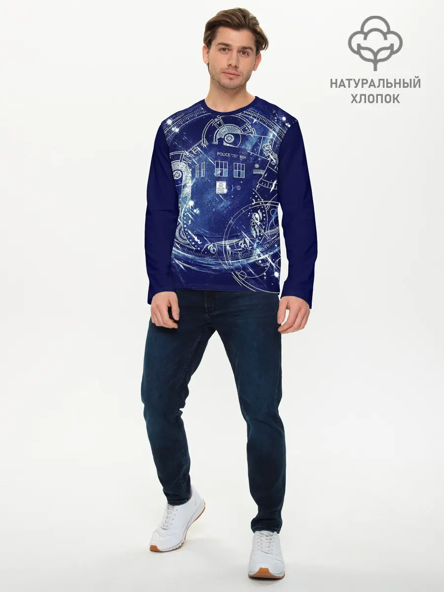 Мужской лонгслив базовый / DOCTOR WHO | ДОКТОР КТО (P007_P004ooo1970505, P004ooo1970505)