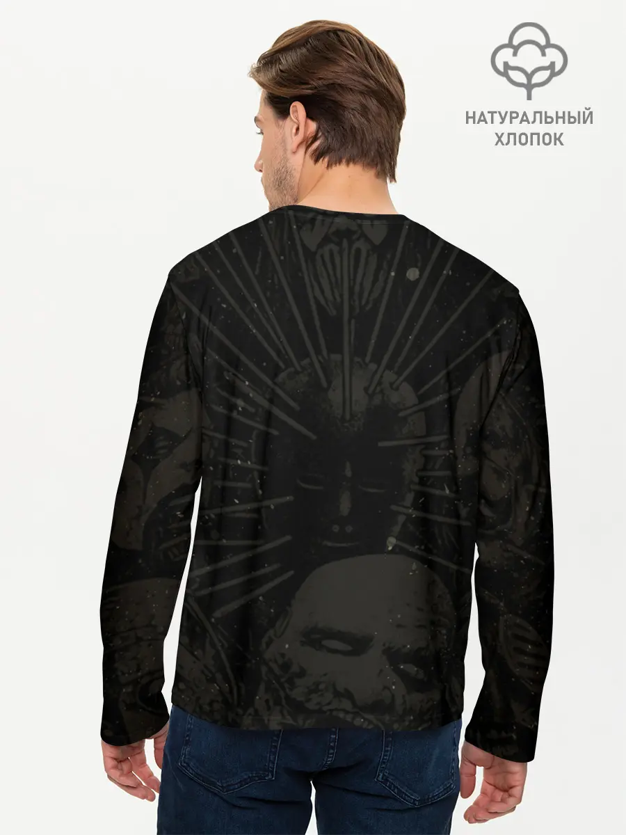 Мужской лонгслив базовый / Slipknot (P007_P004ooo1973287, P004ooo1973287)