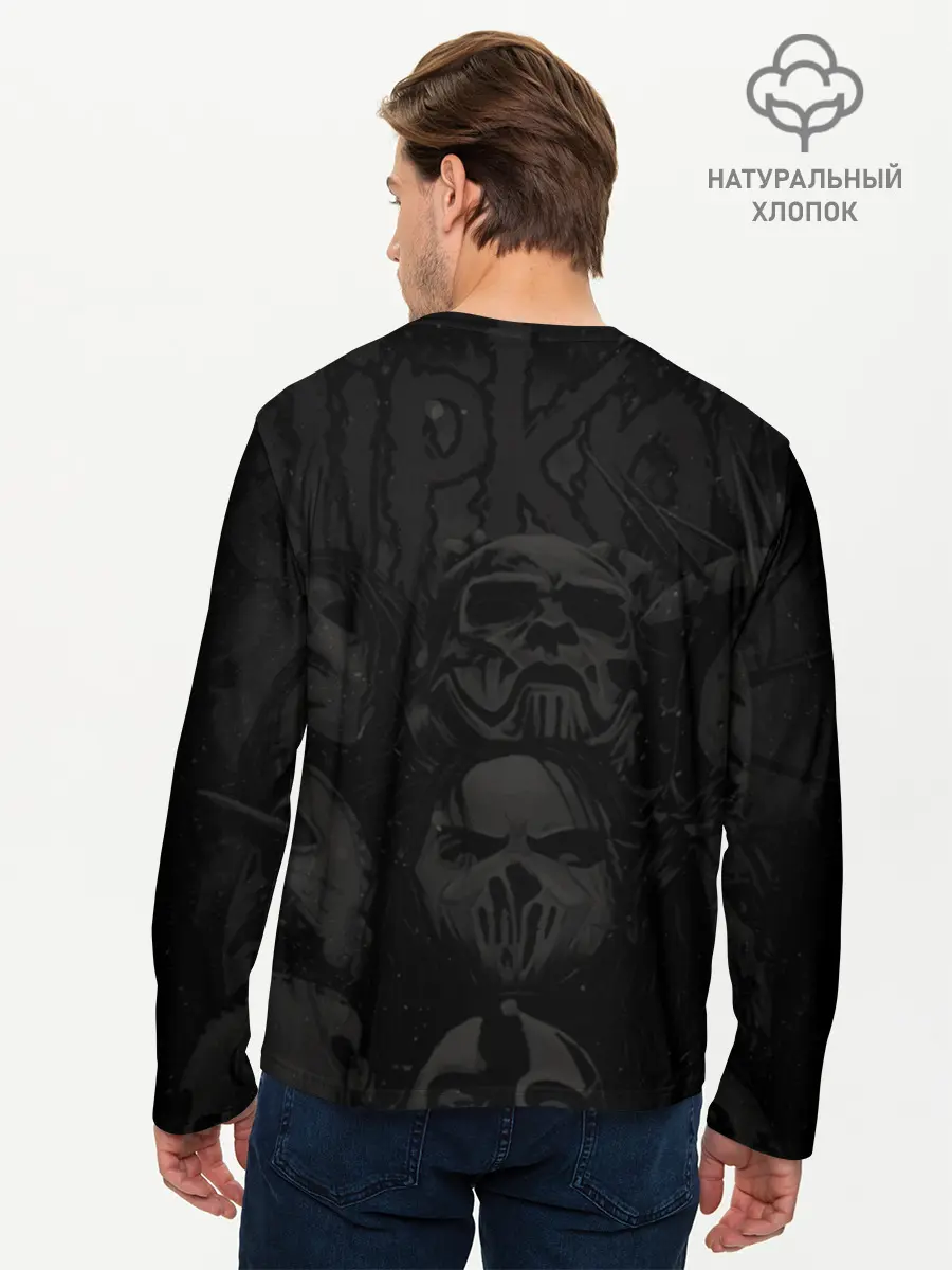 Мужской лонгслив базовый / Slipknot (P007_P004ooo1973311, P004ooo1973311)
