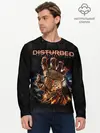 Мужской лонгслив базовый / Disturbed (P007_P004ooo1972081, P004ooo1972081)