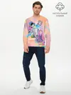 Мужской лонгслив базовый / Принцесса Бубльгум и Марселин (P007_P004ooo1975033, P004ooo1975033)