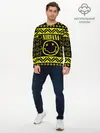 Мужской лонгслив базовый / НОВОГОДНЯЯ NIRVANA (P007_P004ooo1975469, P004ooo1975469)