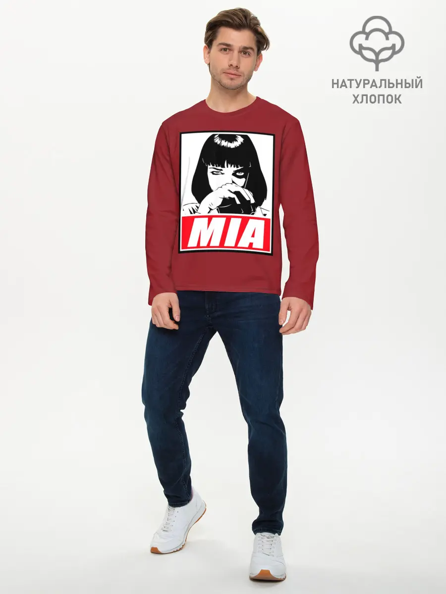Мужской лонгслив базовый / MIA (P007_P004ooo1977925, P004ooo1977925)