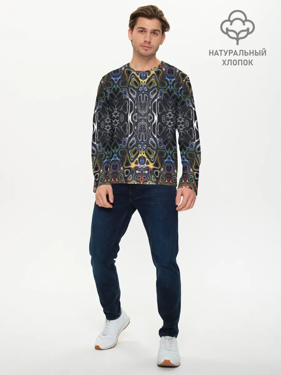 Мужской лонгслив базовый / lawnge (P007_P004ooo1980437, P004ooo1980437)