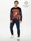 Мужской лонгслив базовый / Minecraft Dungeons (P007_P004ooo1980337, P004ooo1980337)