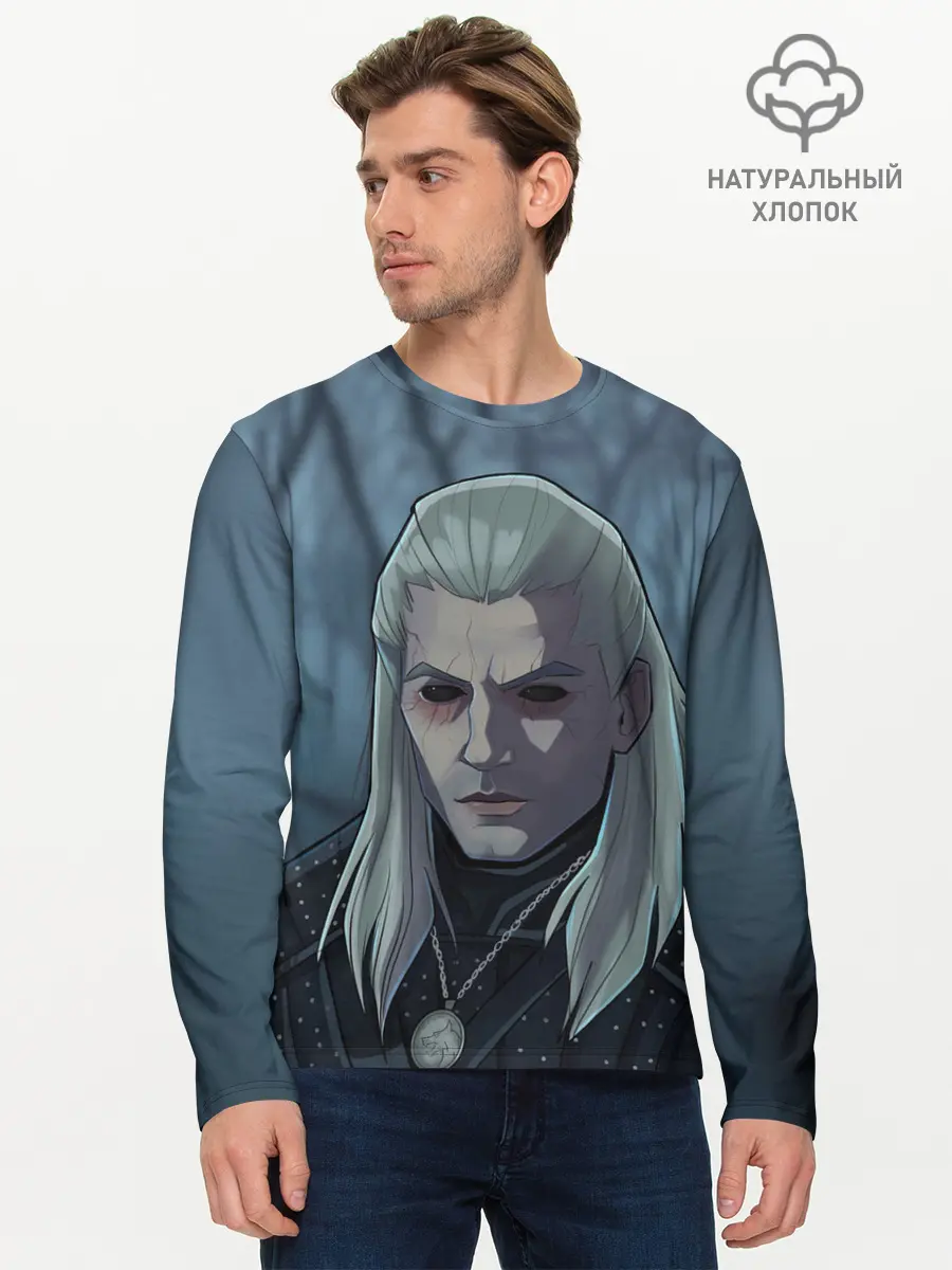 Мужской лонгслив базовый / НЕТФЛИКС ВЕДЬМАК (P007_P004ooo1985599, P004ooo1985599)