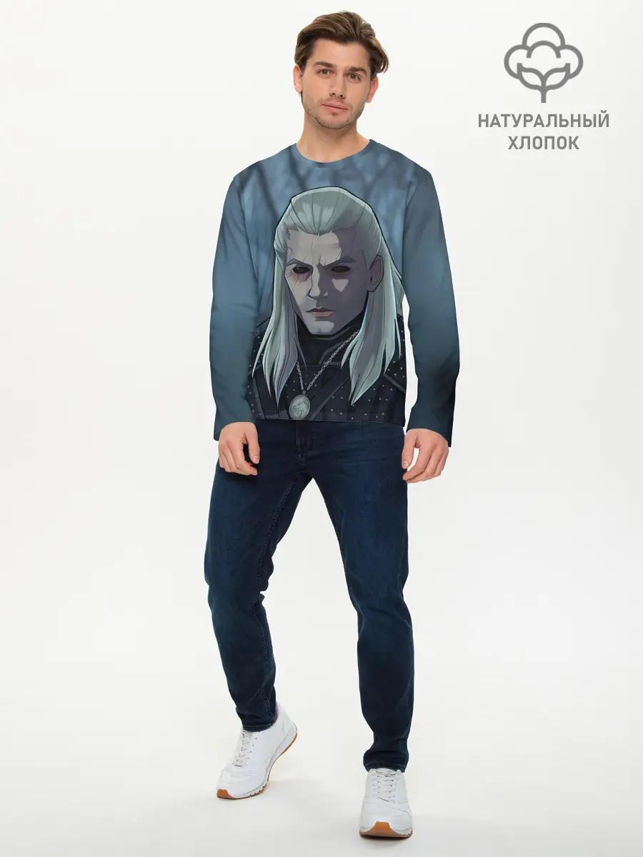 Мужской лонгслив базовый / НЕТФЛИКС ВЕДЬМАК (P007_P004ooo1985599, P004ooo1985599)