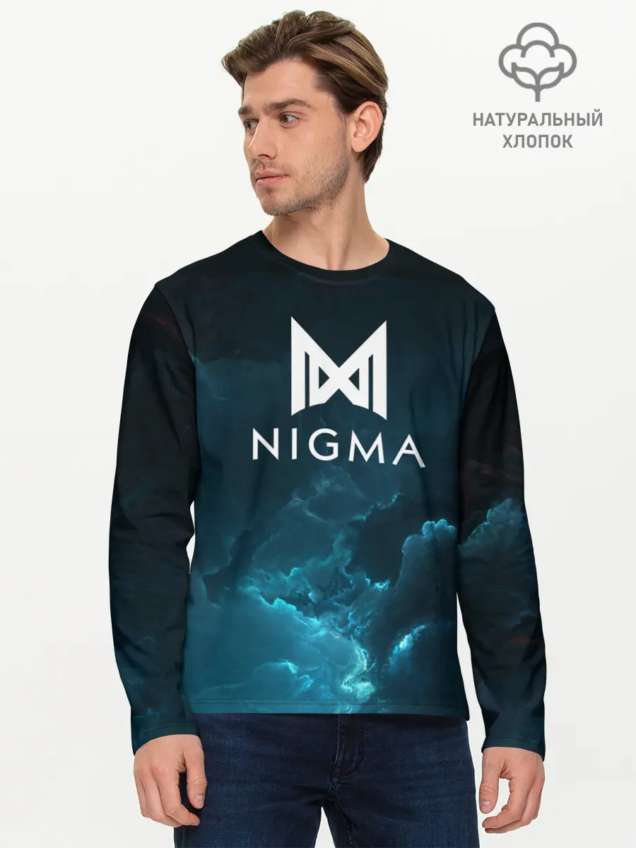 Мужской лонгслив базовый / Nigma (P007_P004ooo1986605, P004ooo1986605)