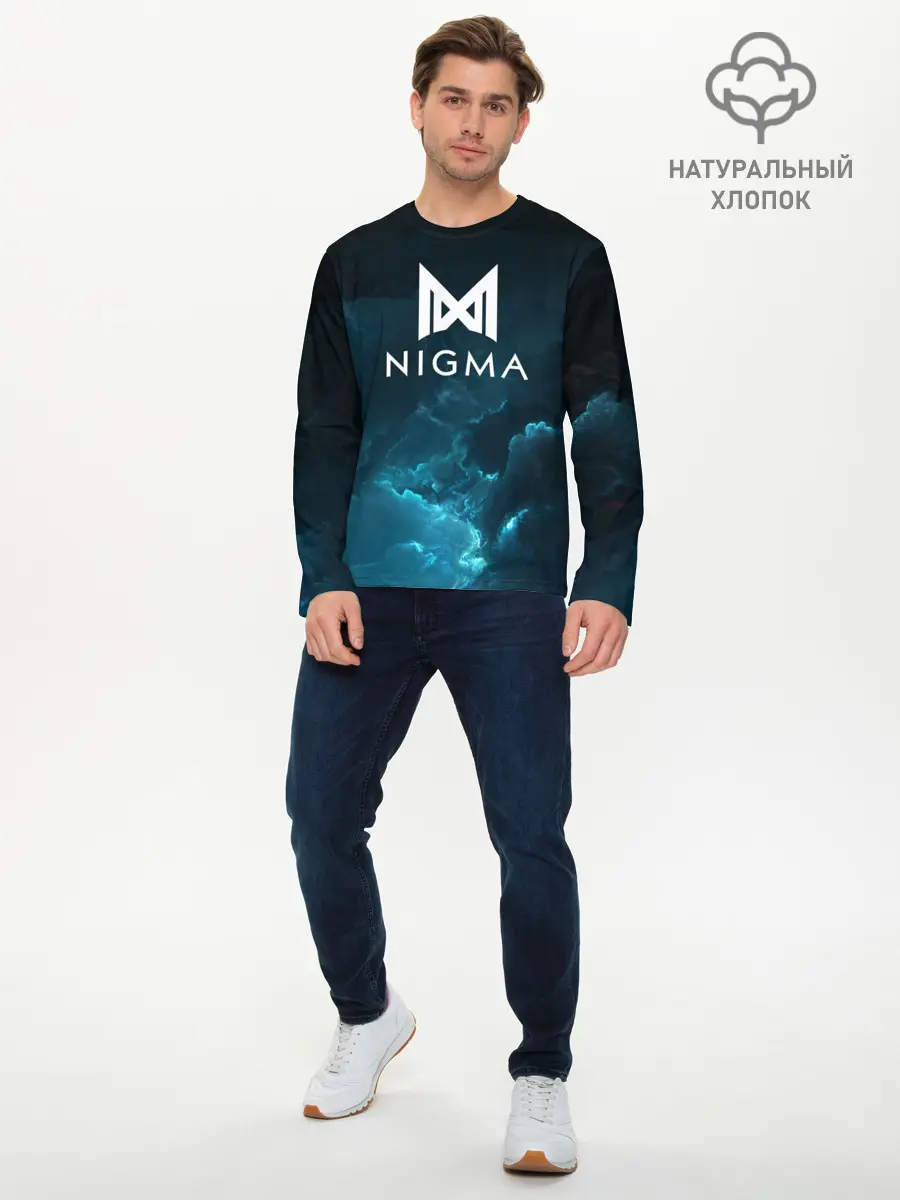 Мужской лонгслив базовый / Nigma (P007_P004ooo1986605, P004ooo1986605)