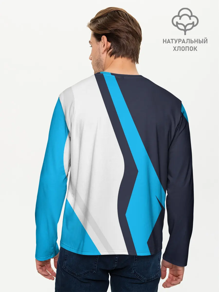 Мужской лонгслив базовый / SpaceX (P007_P004ooo1986211, P004ooo1986211)