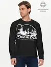 Мужской лонгслив базовый / Sherlock (P007_P004ooo1988071, P004ooo1988071)
