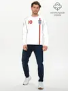 Мужской лонгслив базовый / Майкл Оуэн Англия Ретро (P007_P004ooo1987117, P004ooo1987117)