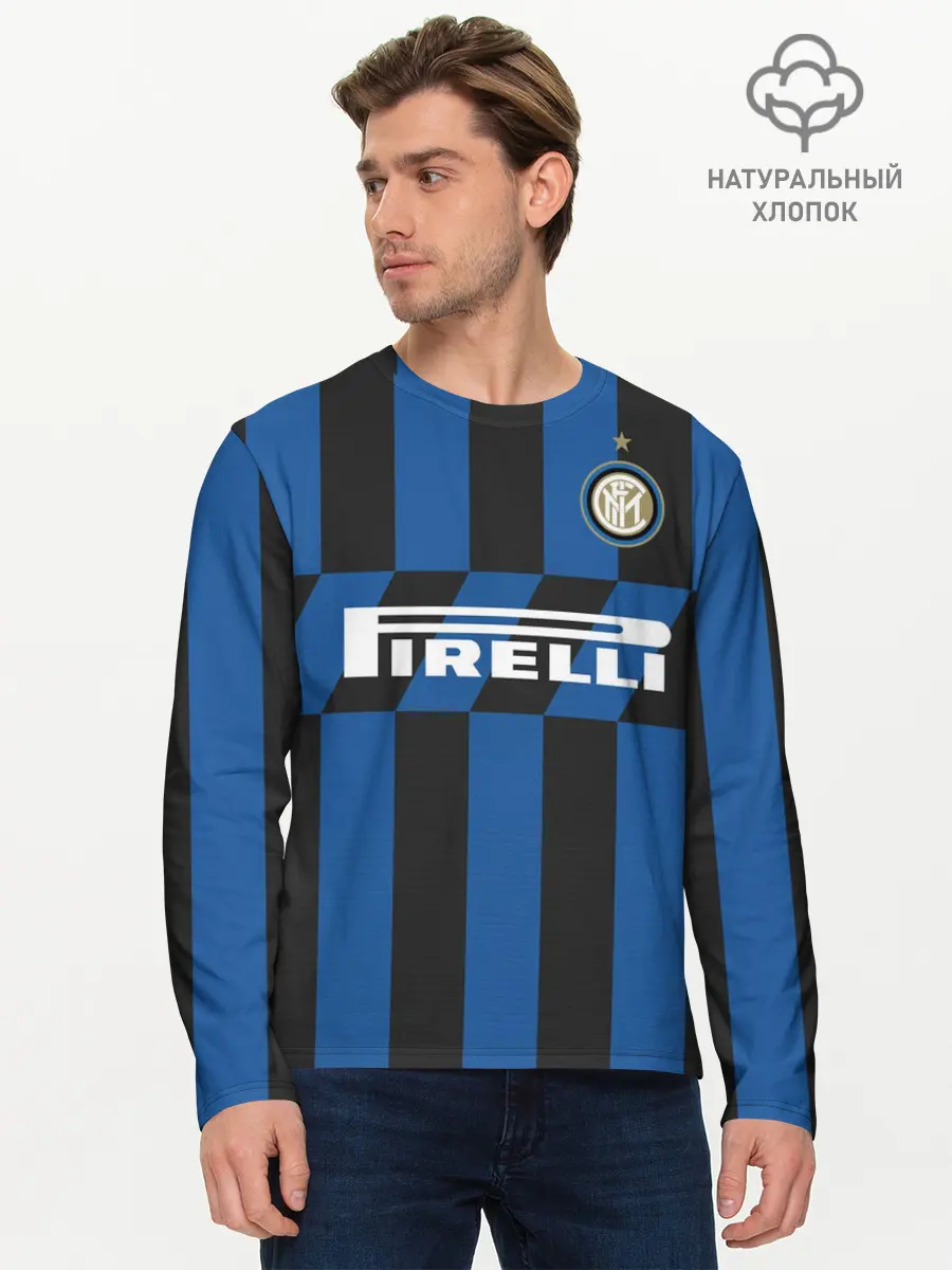 Мужской лонгслив базовый / Lukaku home 19-20 (P007_P004ooo1988137, P004ooo1988137)