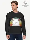 Мужской лонгслив базовый / Woman Yelling at Cat (P007_P004ooo1991837, P004ooo1991837)