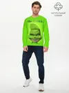 Мужской лонгслив базовый / Grinch Face (P007_P004ooo1993173, P004ooo1993173)