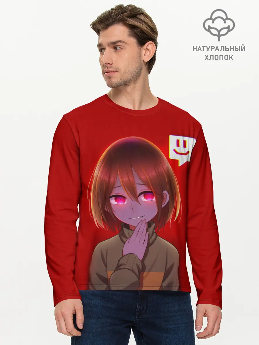 Мужской лонгслив базовый / UNDERTALE (P007_P004ooo1992651, P004ooo1992651)