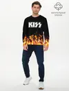 Мужской лонгслив базовый / Kiss (P007_P004ooo1996513, P004ooo1996513)