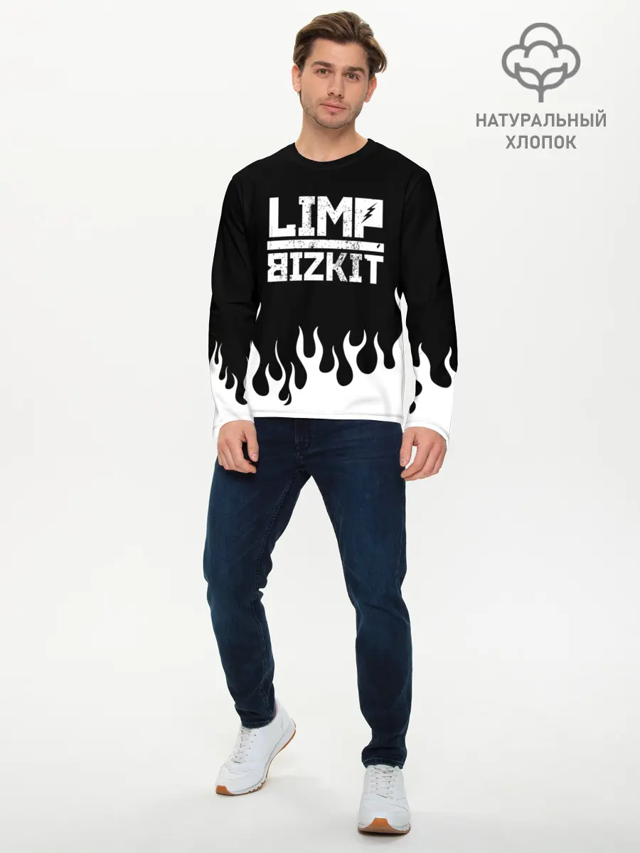 Мужской лонгслив базовый / Limp Bizkit (P007_P004ooo1996561, P004ooo1996561)