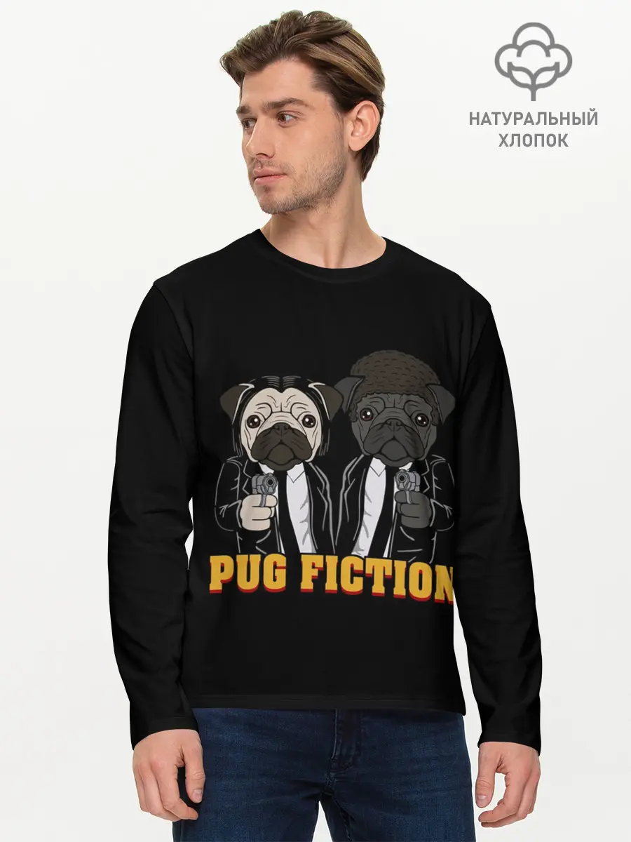 Мужской лонгслив базовый / Криминальное Чтиво (P007_P004ooo1997967, P004ooo1997967)