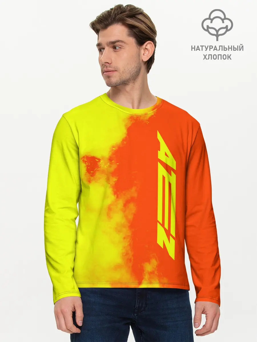 Мужской лонгслив базовый / Ateez (P007_P004ooo1998143, P004ooo1998143)
