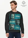 Мужской лонгслив базовый / Good, Badass, Evil (P007_P004ooo2002351, P004ooo2002351)