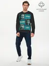 Мужской лонгслив базовый / Good, Badass, Evil (P007_P004ooo2002351, P004ooo2002351)