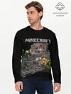 Мужской лонгслив базовый / MINECRAFT (P007_P004ooo2003423, P004ooo2003423)