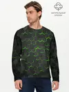Мужской лонгслив базовый / OCTAGON зеленый (P007_P004ooo2005499, P004ooo2005499)
