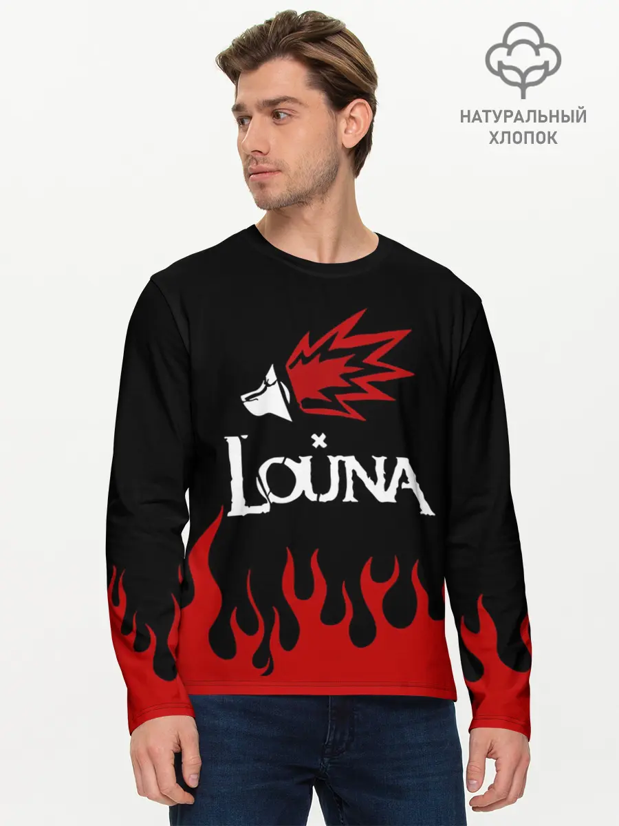 Мужской лонгслив базовый / Louna (P007_P004ooo2005939, P004ooo2005939)