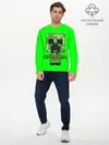 Мужской лонгслив базовый / MINECRAFT CREEPER (P007_P004ooo2006075, P004ooo2006075)