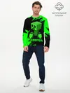 Мужской лонгслив базовый / MINECRAFT CREEPER (P007_P004ooo2006121, P004ooo2006121)