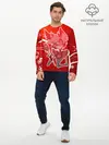 Мужской лонгслив базовый / Отель хазбин Новогодний (P007_P004ooo2006221, P004ooo2006221)