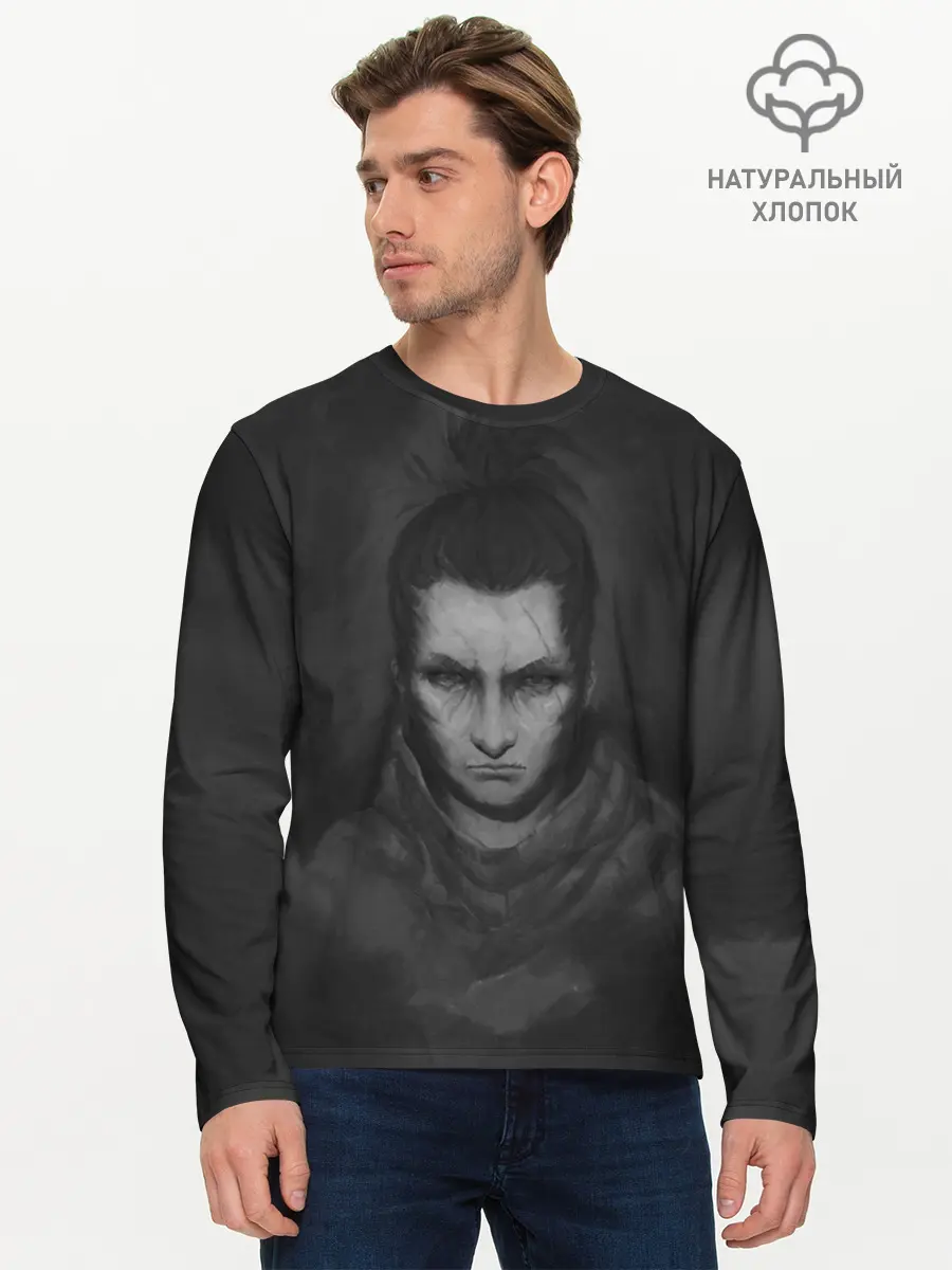 Мужской лонгслив базовый / Sekiro Art (P007_P004ooo2009455, P004ooo2009455)
