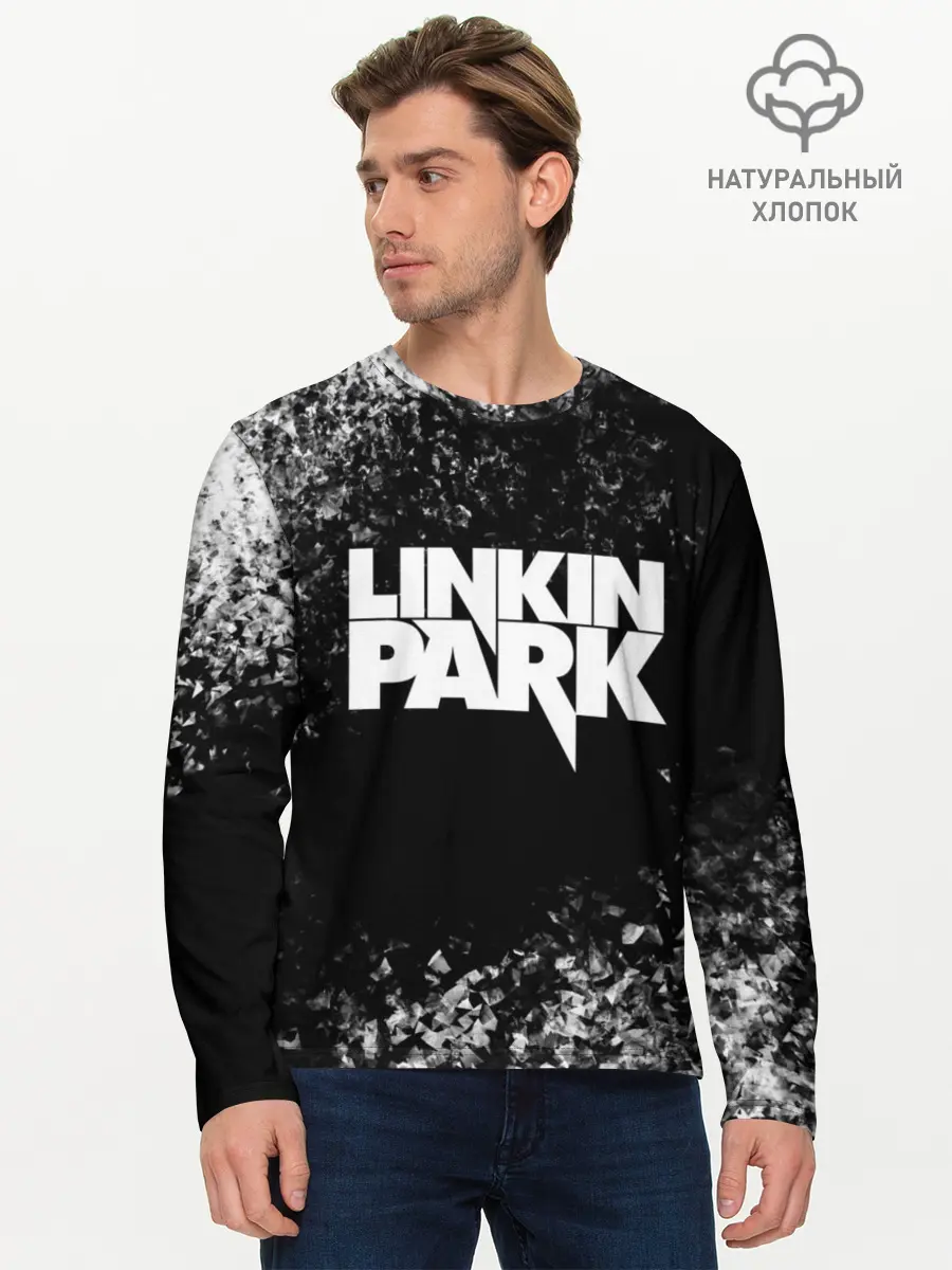 Мужской лонгслив базовый / Linkin Park (P007_P004ooo2009721, P004ooo2009721)