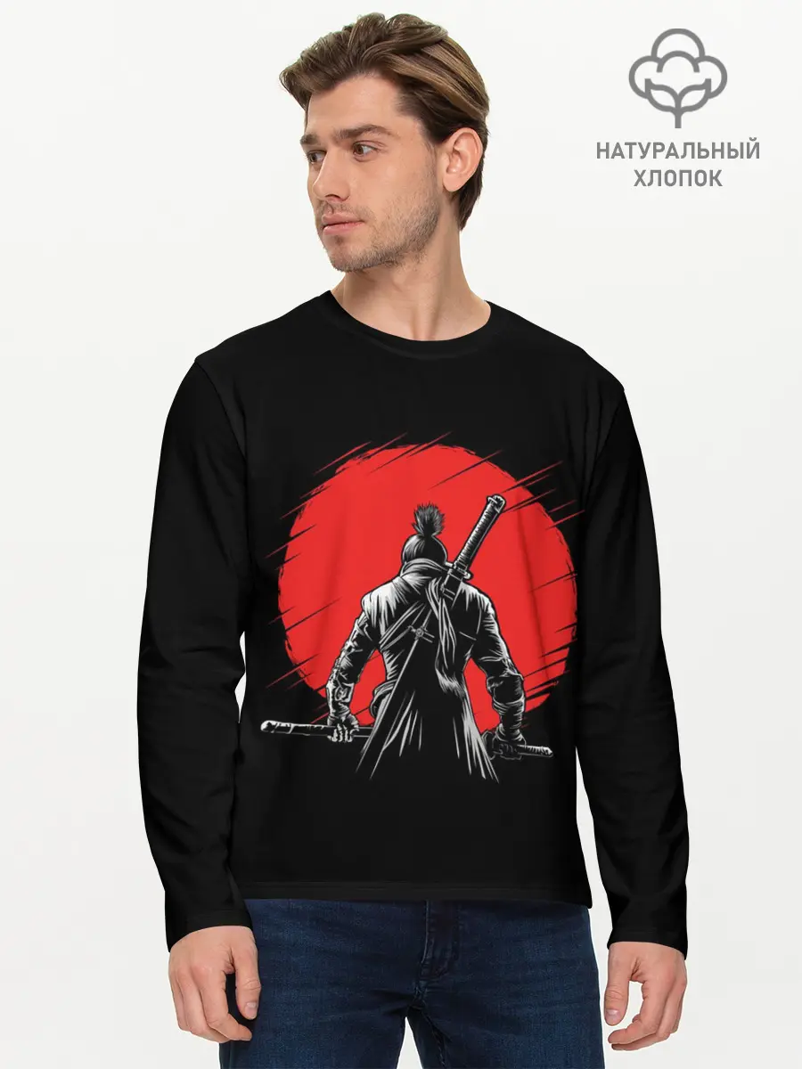 Мужской лонгслив базовый / Sekiro: Shadows Die Twice (P007_P004ooo2009783, P004ooo2009783)
