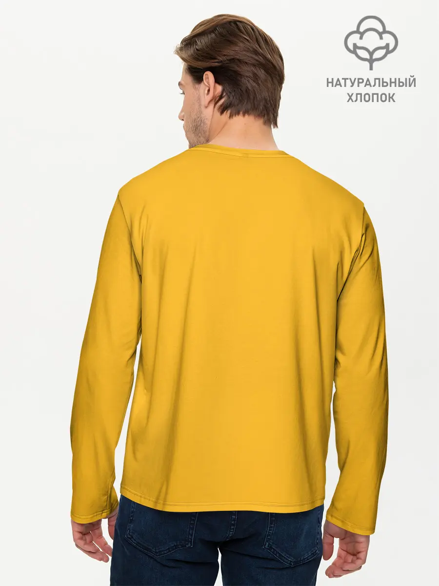 Мужской лонгслив базовый / Трансформеры Bumblebee (P007_P004ooo2009215, P004ooo2009215)