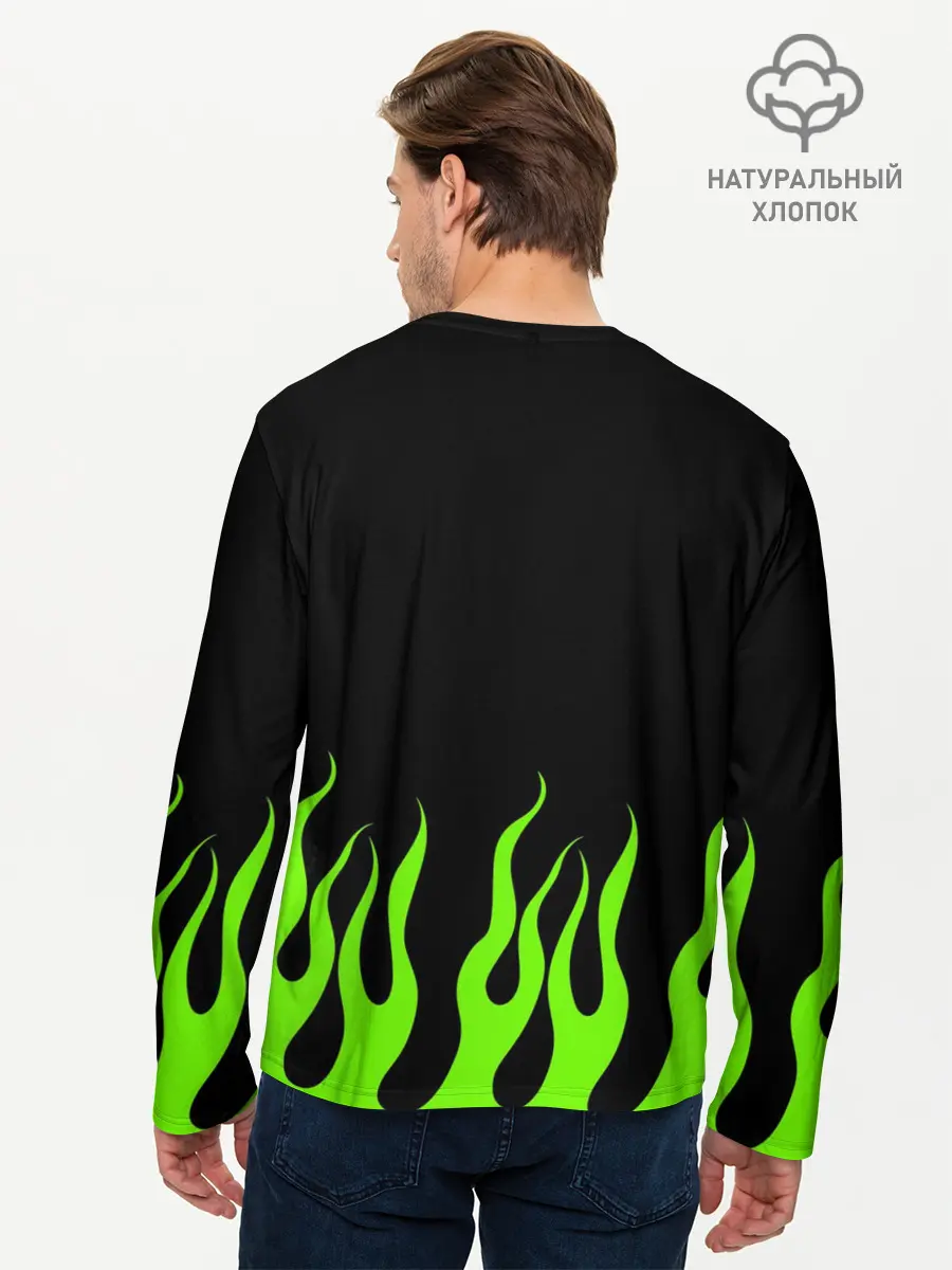 Мужской лонгслив базовый / billie eilish (P007_P004ooo2010583, P004ooo2010583)