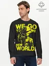 Мужской лонгслив базовый / One Piece We Go World (P007_P004ooo2010223, P004ooo2010223)
