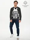 Мужской лонгслив базовый / Тоторо Straight outta dream (P007_P004ooo2012795, P004ooo2012795)