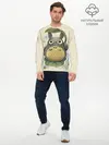 Мужской лонгслив базовый / My Neighbor Totoro заяц с чешуей (P007_P004ooo2012849, P004ooo2012849)