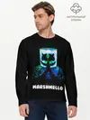 Мужской лонгслив базовый / Marshmello (P007_P004ooo2013843, P004ooo2013843)