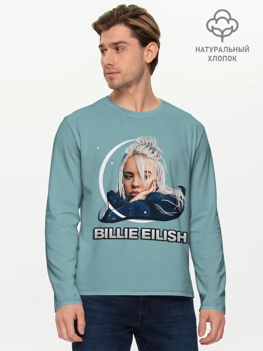 Мужской лонгслив базовый / BILLIE EILISH (P007_P004ooo2016855, P004ooo2016855)