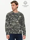 Мужской лонгслив базовый / Пиксельный камуфляж (P007_P004ooo2017345, P004ooo2017345)